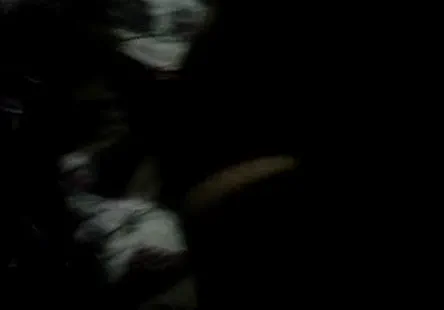 Topless brunette jerks off